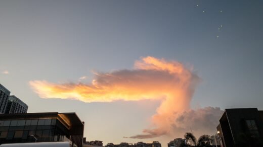 Huge chicken wing in the sky